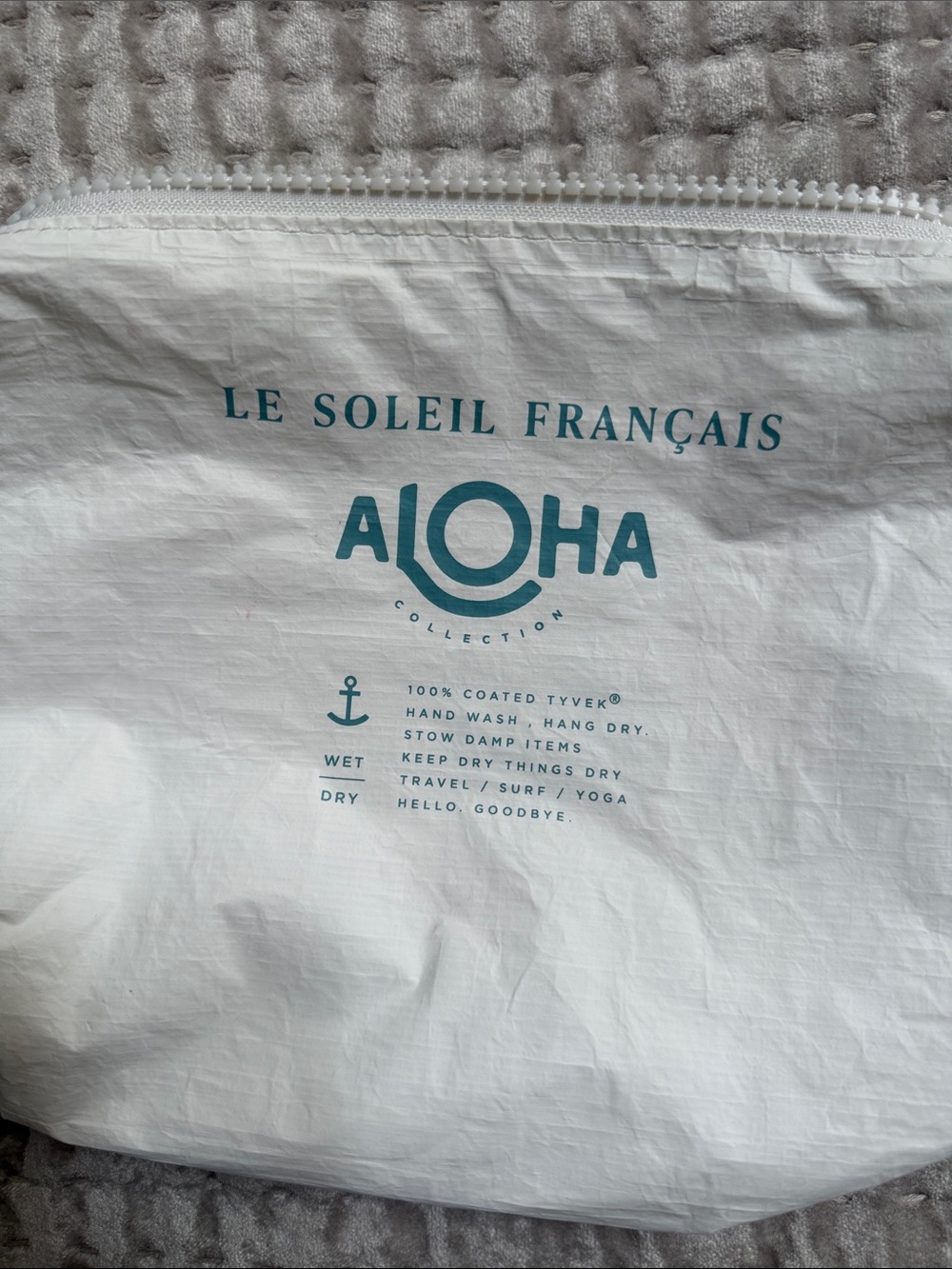 Aloha Small Pouch Linen Stripes - Picture 3 of 8